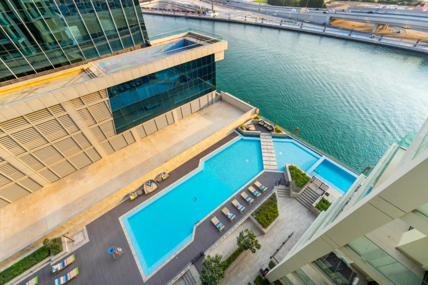 公寓 Fam Living - Urban Oasis 2Bedroom, Business Bay 迪拜