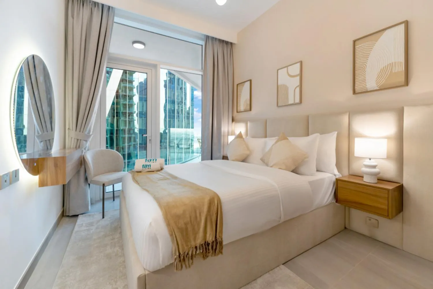 Fam Living - Urban Oasis 2Bedroom, Business Bay Dubai Apartment